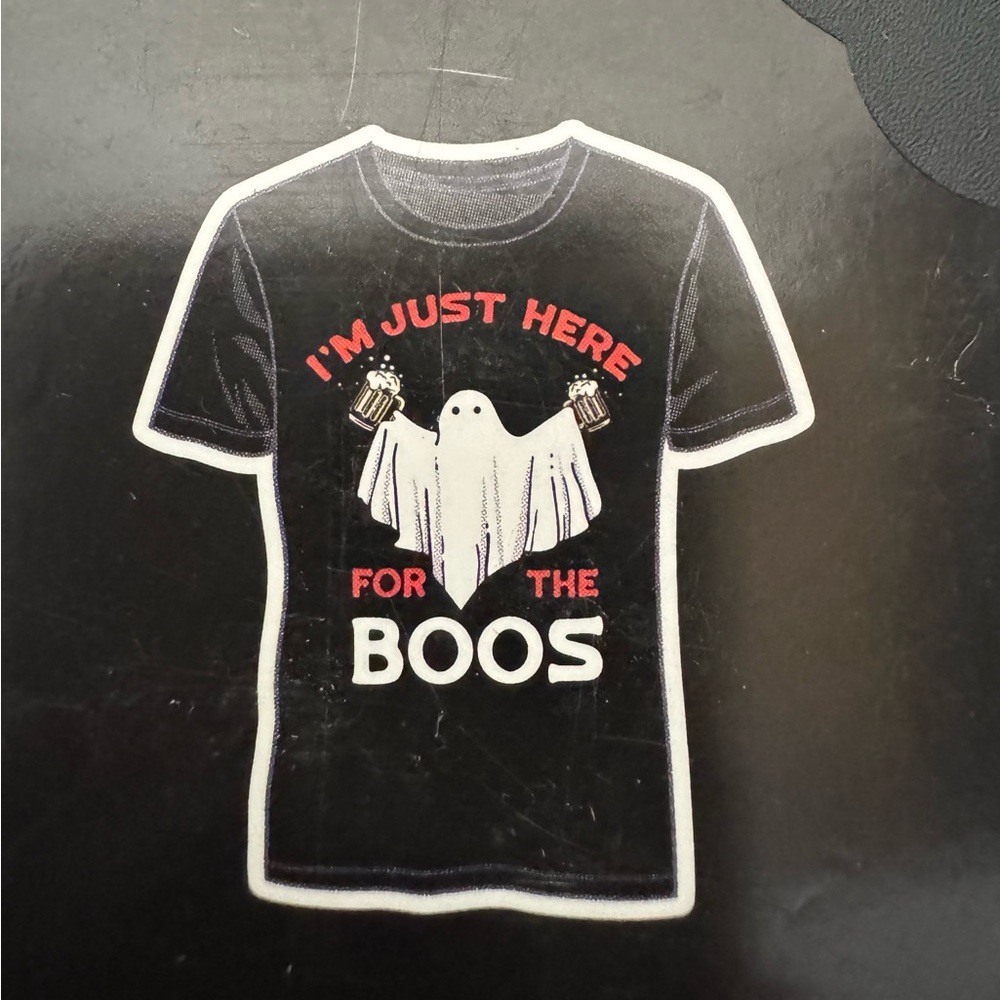 Mission Ridge Halloween T-Shirt size L- Black/I’m Just Here For The Boos - NEW